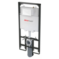 Скрытая система инсталляции для подвесного унитаза AlcaPlast Sadromodul Slim A1101B/1200 (глубина 84 мм)