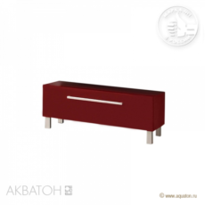Комод с ящиком Акватон Мадрид 80 (796х250 мм) бордо темный 1A131903MA940
