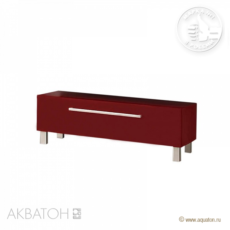 Комод с ящиком Акватон Мадрид 100 М (997х250 мм) бордо темный 1A127903MA940