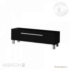 Комод с ящиком Акватон Мадрид 100 М (997х250 мм) черный 1A127903MA950