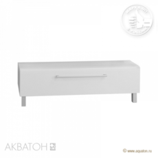 Комод с ящиком Акватон Мадрид 100 М (997х250 мм) белый 1A127903MA010