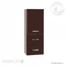 Полуколонна подвесная Акватон Америна (344х899 мм) темно-коричневый 1A137803AM430