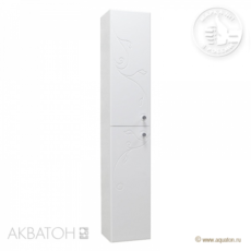 Шкаф-колонна подвесной Акватон ЛИАНА левый (300х1640мм) белый 1A163003LL01L