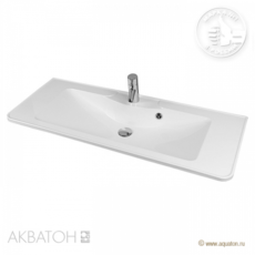 Раковина для мебели Акватон Сиена 1100 (1100х440мм) белая 1A704231SN010