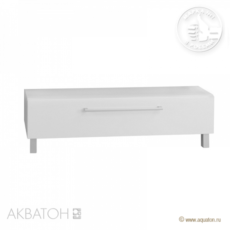 Комод с ящиком Акватон Мадрид 120 М (1200х350 мм) белый 1A168803MA010