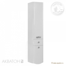 Шкаф-колонна подвесная Акватон Венеция правая (340х1660мм) белая 1A151003VN01R
