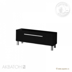 Комод с ящиком Акватон Мадрид 80 (796х250 мм) черный 1A131903MA950