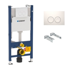Инсталляция для подвесного унитаза Geberit Duofix UP100 458.120.11.1 (комплект 3 в 1)