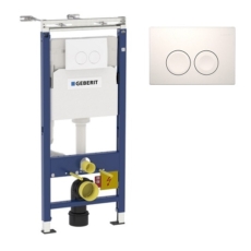 Инсталляция для подвесного унитаза Geberit Duofix UP100 458.122.11.1 (комплект 3 в 1)