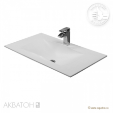 Раковина для мебели Акватон Блент 800 Д (800х450 мм) белая 1A709231BL010