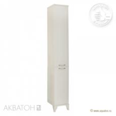 Шкаф-колонна Акватон Леон Н (312х1602мм) дуб белый 1A187903LBPS0