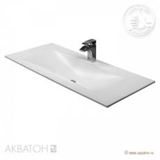 Раковина для мебели Акватон Блент Д 1000 (1000х450 мм) белая 1A708531BL010