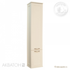 Шкаф-колонна Акватон Леон (312х1602мм) дуб бежевый 1A186503LBPR0