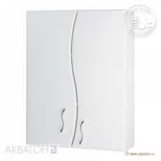 Шкаф двустворчатый Акватон Дионис (610х818мм) белый 1A006303DS010