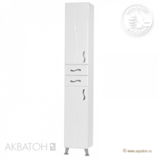 Шкаф-колонна Акватон Дионис левая (325х2020мм) белая 1A122203DS01L