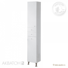 Шкаф-колонна Акватон Домус левая (325х2020мм) белая 1A122003DO01L