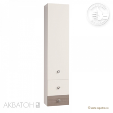 Шкаф-колонна подвесная Акватон Стамбул (350х1620 мм) лиственница 1A127703ST580
