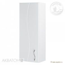 Шкаф одностворчатый Акватон Дионис левый (305х818мм) белый 1A006403DS01L