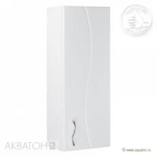 Шкаф одностворчатый Акватон Дионис правый (305х818мм) белый 1A006403DS01R