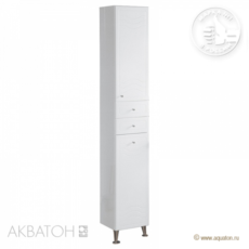 Шкаф-колонна Акватон Домус правая (325х2020мм) белая 1A122003DO01R