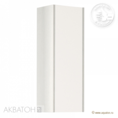 Шкаф одностворчатый Акватон ЙОРК (300х800) белый глянец/выбеленное дерево 1A171403YOAY0