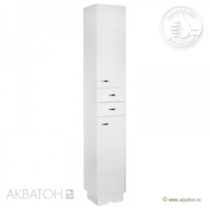 Шкаф-колонна Акватон Аттика (325х2015мм) белая 1A134803AT010