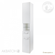 Шкаф-колонна Акватон Сайгон правая (262х1682мм) белая 1A106303SA01R