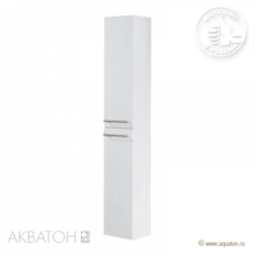 Шкаф-колонна подвесная Акватон Логика (262х1633мм) белая 1A044603LO010