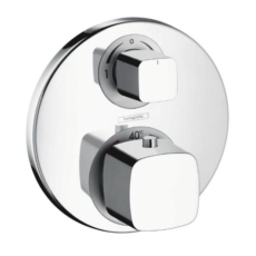 Термостат с запорным вентилем Hansgrohe Metris Ecostat E 31572000