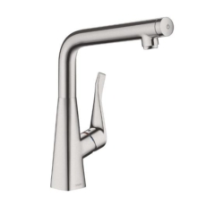 Смеситель для кухни Hansgrohe Metris Select под сталь 14883800