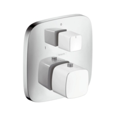 Термостат с запорным/переключающим вентилем Hansgrohe PuraVida белый/хром 15771400
