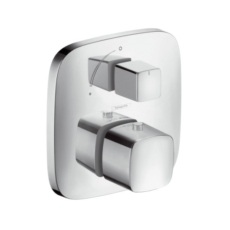 Термостат с запорным вентилем Hansgrohe PuraVida хром 15775000