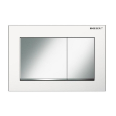 Смывная клавиша Geberit Omega30 115.080.KL.1 (белый/матовый хром)
