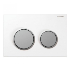 Смывная клавиша Geberit Omega20 115.085.KL.1 (белый/матовый хром)