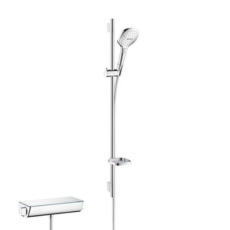 Душевой набор с термостатом Hansgrohe Ecostat Select (белый/хром) 27039400
