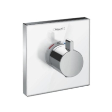 Термостат Hansgrohe ShowerSelect Highflow (белое стекло) 15734400