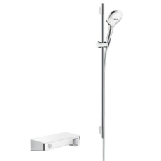 Душевой набор с термостатом Hansgrohe ShowerTablet Select 300 (белый/хром) 27027400
