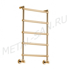 Полотенцесушитель водяной Margaroli Sole 442/5 (430х900 мм) золото 4423705GON