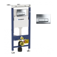 Инсталляция для подвесного унитаза Geberit Duofix UP100 458.125.21.1 (комплект 3 в 1)