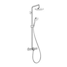 Душевая система Hansgrohe Croma Select E 180 2jet Showerpipe (белый/хром) 27352400