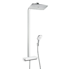 Душевая система Hansgrohe Raindance Select E 360 Showerpipe (белый/хром) 27112400