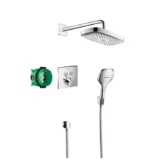 Душевая система Hansgrohe Raindance Select E с термостатом ShowerSelect (хром) 27296000