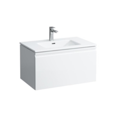 Тумба с раковиной Laufen Pro S 6096.4 (8.6096.4.464.104.1, 800х500мм, белый глянцевый)