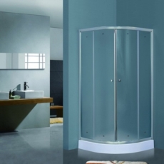 Душевой угол с поддоном Timo BIONA Lux TL-1101 Fabric (1000х1000 мм) стекло матовое