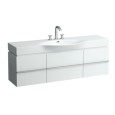 Тумба под раковину Laufen Palace New 0135.2 (4.0135.2.075.475.1, 1493х375мм, белый глянцевый)