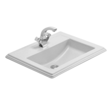 Раковина встраиваемая сверху Villeroy & Boch Hommage 7102 63 R2 (710263R2 Star White CeramicPlus) (630х525 мм)