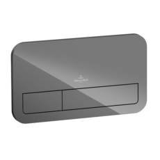 Клавиша смыва Villeroy & Boch ViConnect 9224 00 RA (922400RA) (стекло, серый глянцевый)