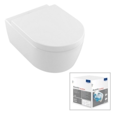 Унитаз подвесной Villeroy & Boch Avento 5656 HR R1 (5656HRR1 CeramicPlus) без смывного обода
