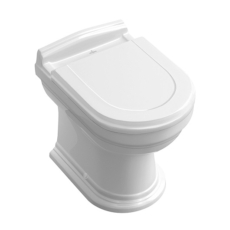 Унитаз приставной Villeroy & Boch Hommage 6663 10 R2 (666310R2 Star White CeramicPlus)