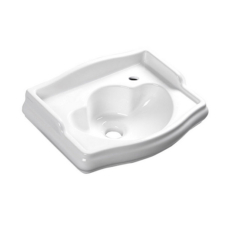 Раковина Kerasan Retro 103301DX (410х300 мм) белая, отверстие под смеситель справа
